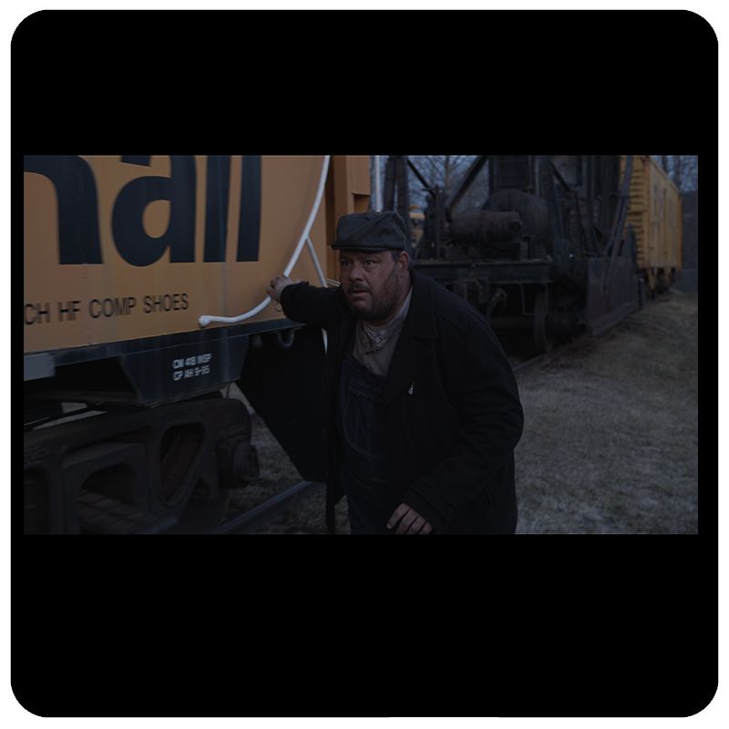A still shot from "The Train" music video